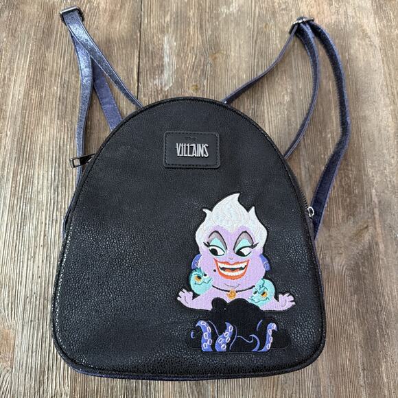 Disney Handbags - Disney Villains Ursula & Vanessa Chibi Portrait Convertible Mini Backpack
